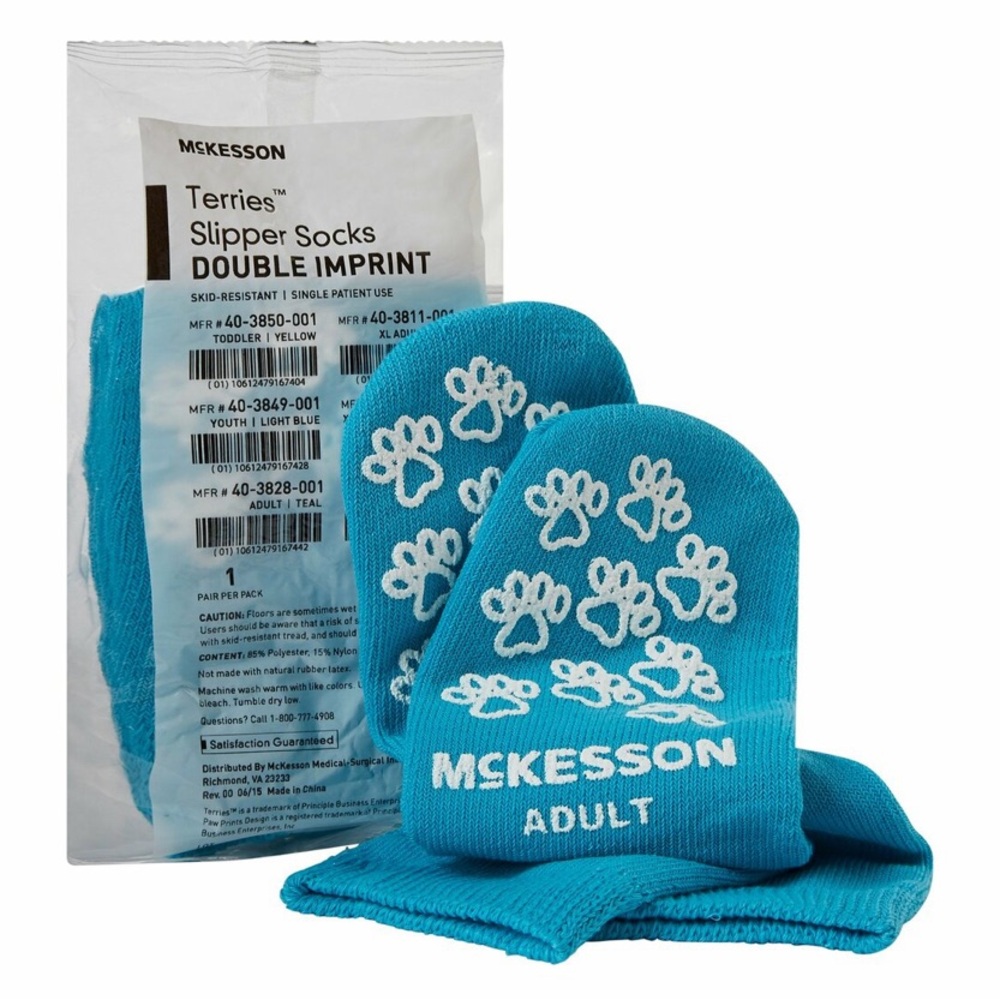 Terries McKesson adult non skid socks